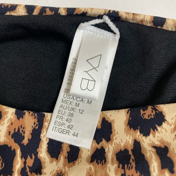 VYB Keyhole Leopard High Waisted Bikini Bottoms - Picture 3 of 6